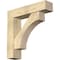 Ekena Millwork Westlake Block Rough Sawn Bracket w/ Offset Brace, Douglas Fir, 8"W x 34"D x 34"H BKT0806X34X34WTL05RDF - alternate 1